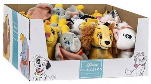 Disney Classics Pluche Bag Clip 3D assorti in display