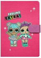 L.O.L. Surprise! Notitieboek met magneetsluiting 12,5x18cm