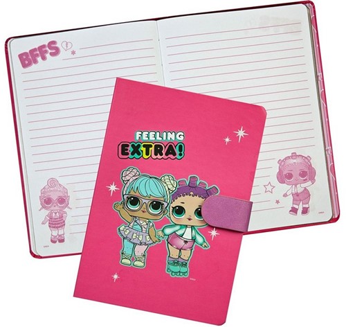 L.O.L. Surprise! Notitieboek met magneetsluiting 12,5x18cm-2