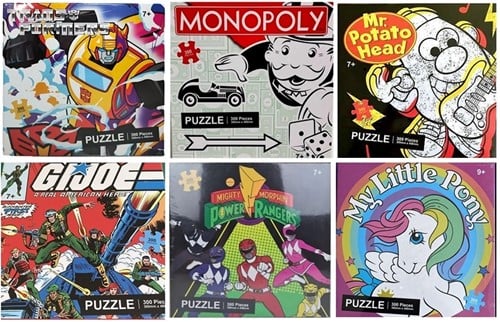 Puzzel 300 delig 6 assorti 27x27,5cm