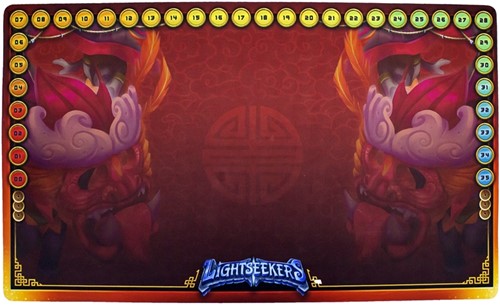 Lightseekers Gameplay Speelmat Rood 34x60cm