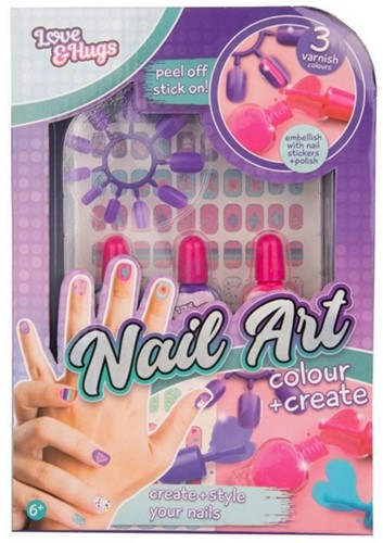 Love & Hugs Nail Art Set 18x26cm
