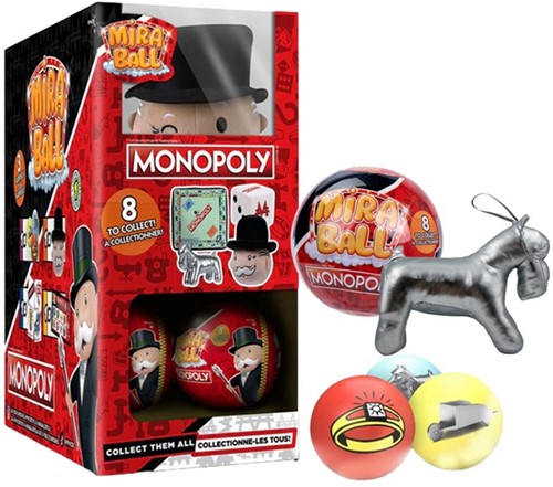 Mira Ball Surprises Surprise Ball 10cm Monopoly Plushies assorted in display (16)