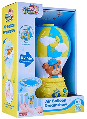 Little Learner Baby Muziekdoos met Projector Air Balloon Dreamshow 18x26cm