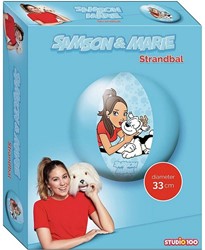 Samson & Marie Inflatable Beach Ball (33cm) 14x18cm