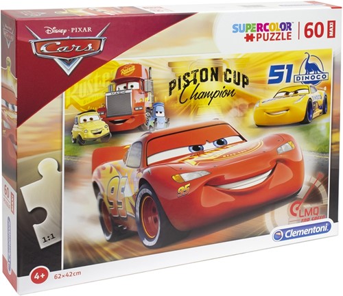 Disney Cars Super Color Maxi Puzzel 60 delig 28x37cm