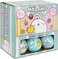 Molang capsule 90mm met pluche 7,5cm 6 assorti in display (18)-2