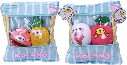 Molang Pluche 2 assorti 22x25cm