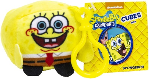 Spongebob Pluche Bagclip Cubes 5cm