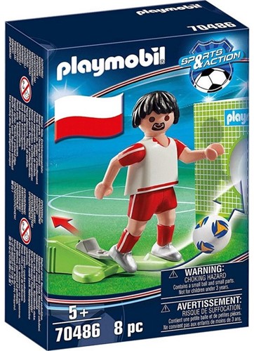 Playmobil Sports & Action Speler Polen 9,5x14,5cm