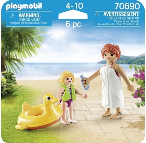 Playmobil Duopack Waterpark Badgasten 15x15cm