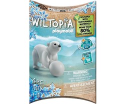 Playmobil Wiltopia Bébé ours polaire 7x12cm