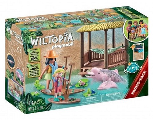 Playmobil Wiltopia Peddeltocht met de rivierdolfijnen 19x28cm