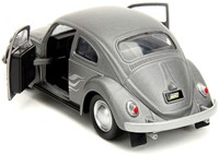 Die-Cast Punch Buggy '59 VW Beetle W/Gloves Silver 1/32 7,5x20cm-3