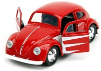 Die-Cast Punch Buggy '59 VW Beetle W/Gloves Red 1/32 7,5x20cm-2