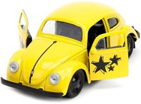 Die-Cast Punch Buggy '59 VW Beetle W/Gloves Yellow 1/32 7,5x20cm-2