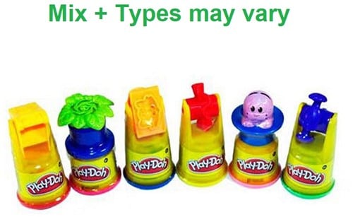 Play-Doh Mini Tools Stempel met klei 56gr. assorti 6x11,5cm