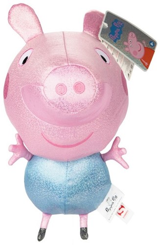 Peppa Pig Pluche Lil' Bodz Glitter George 25cm