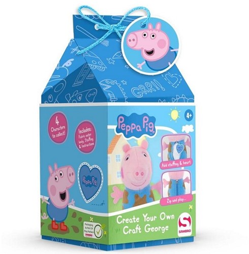 Peppa Pig Create Your Own Craft George 9x19cm