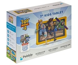 Pebble Gear Disney Toy Story 4 7 Zoll Kinder-Tablet + 500 Spiele + Apps 17x24cm (EN-DE-FR-IT-ES)