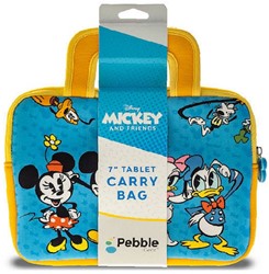 Pebble Gear Disney Mickey and Friends Tablet Carry Bag 7" Tablet 24x24cm