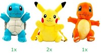 Pokemon Plüsch rucksack 3 sortiert 35cm