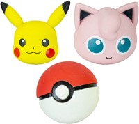 Pokemon 3D Erasers 3-Pack 16,5x7,8x4,3cm-3