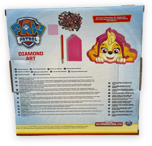Paw Patrol Diamond Art Skye 18x18cm-3