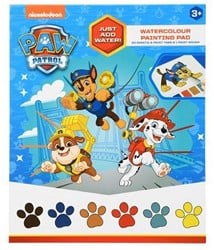 Paw Patrol Watercolour Painting Pad 16,5x20cm