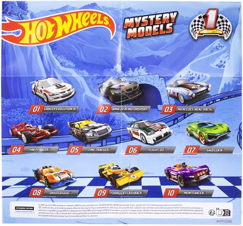 Mattel Hot Wheels Die-Cast voertuigen in Blindbag, Mystery Models-3