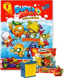 Super Zings Series 1 Starter Pack (1 Comic Guide, 1x Metal Hideout, 3x Superzings 23,5x31,5cm