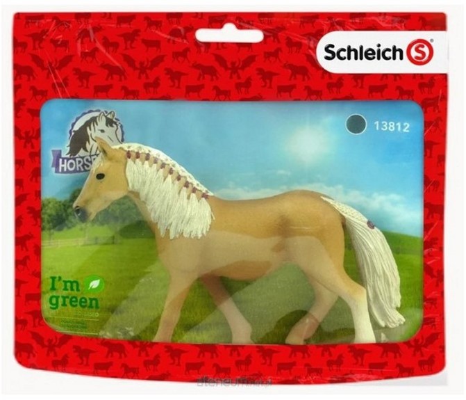 Figurine Schleich Poulain Haflinger - Horse Club, Pelage Crème Et Crinière Blanche - Pour Enfants Dès 3 Ans