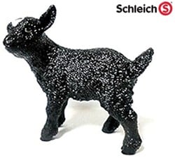 Schleich Farm World zwart Kalf 4x4cm