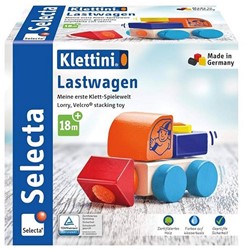 Schmidt Selecta houten speelgoed Klettini Lastwagen 12x14cm (Taal: Duits)