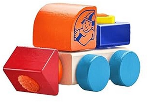 Schmidt Selecta Juguete de madera Klettini Lastwagen 12x14cm (Idioma: Alemán)-2