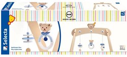 Schmidt Selecta houten speelgoed Steiff Trapeze Blauw 59cm (Taal: Duits)