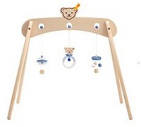 Schmidt Selecta Holz Spielzeug Steiff Trapez Blau 59cm (Sprache: Deutsch)-2