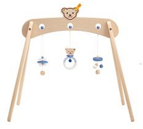 Schmidt Selecta Holz Spielzeug Steiff Trapez Blau 59cm (Sprache: Deutsch)-2