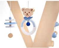 Schmidt Selecta Holz Spielzeug Steiff Trapez Blau 59cm (Sprache: Deutsch)-3