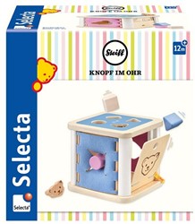 Schmidt Selecta houten speelgoed Steiff Vormenstoof 21x21cm (Taal: Duits)