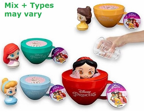 Disney Princess Tea Party Theekopje 7x11,5cm met Squeeze 7cm assorti