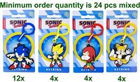 Sonic Llavero 2D PVC 4 surtidos 7x15,5cm