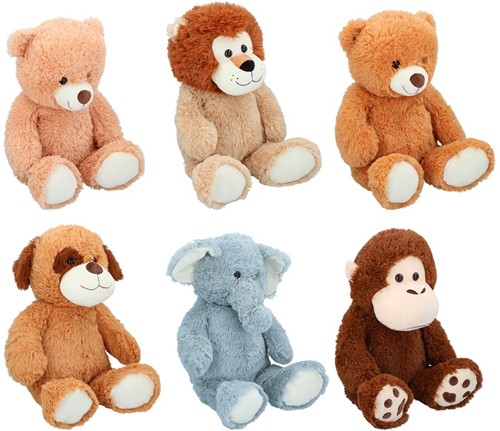 Sunkid Pluche dieren 6 assorti 70cm