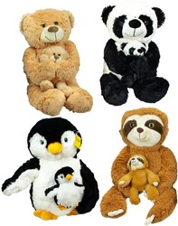 Sunkid Pluche + Baby 4 assorti 54cm