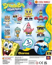 Capsula 50mm. Spongebob Charms Coin Bank