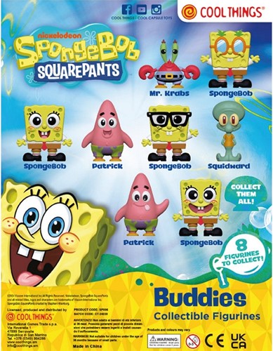 Capsule 65mm. Spongebob Buddies