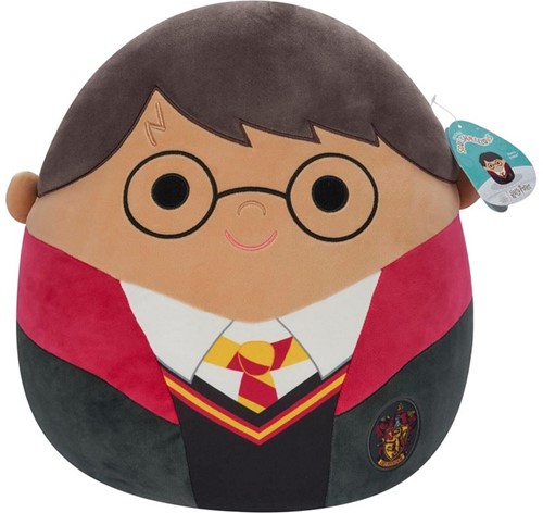 Squishmallows Harry Potter Peluche Harry in Gryffindor-Robe 25cm