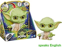 Star Wars Force N Telling Yoda Licht + Geluid (40+ Geluiden) 18x24cm