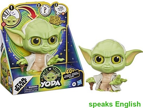 Star Wars Force N Telling Yoda Licht + Ton (über 40 Geräusche) 18x24cm