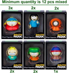 South Park Vinyl Figures 3inch 6 assorti 11x15cm